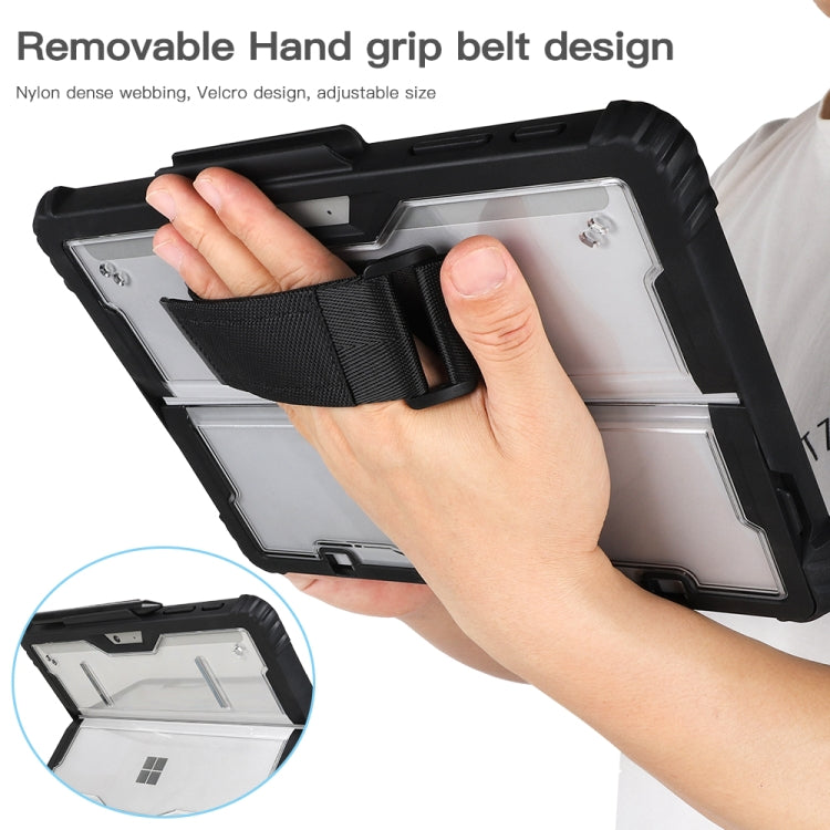 Estuche para portátil con correa de mano transparente de acrílico, For MicroSoft Surface Pro 8, For MicroSoft Surface Pro 4 / 5 / 6 / 7 / 7+, For MicroSoft Surface Go 1 / 2 / 3