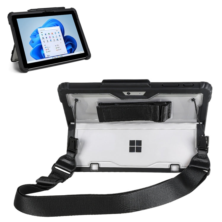 Estuche para computadora portátil con correa para el hombro de mano transparente de acrílico, For MicroSoft Surface Pro 8, For MicroSoft Surface Pro 4 / 5 / 6 / 7 / 7+, For MicroSoft Surface Go 1 / 2 / 3