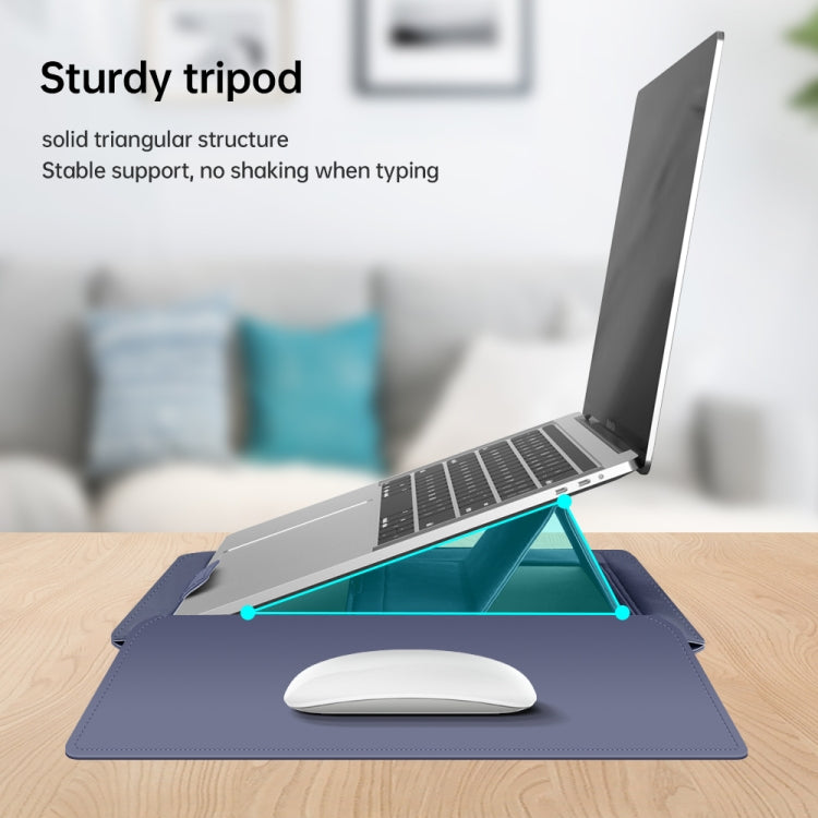Bolsa multifuncional para computadora portátil con soporte para alfombrilla de ratón, 12 inch, 13 inch, 15 inch