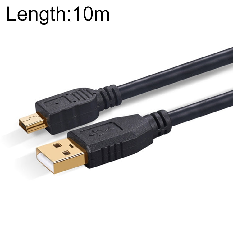 Mini cable de datos de extensión de cámara de 5 pines a USB 2.0, 10m, 12m, 15m, 20m