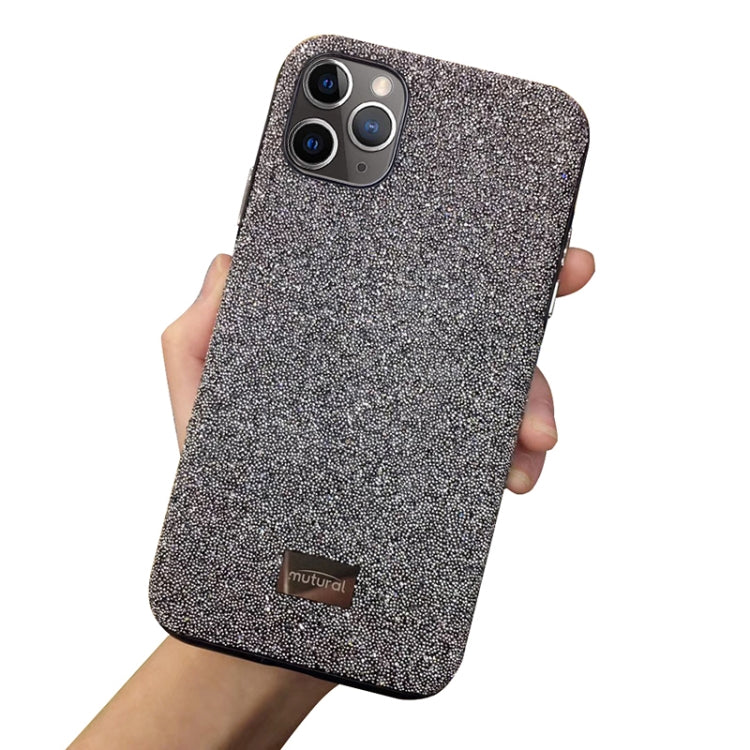 Mutural TPU + PC + Estuche protector de tela de diamante, For iPhone 11 Pro, For iPhone 11, For iPhone 11 Pro Max