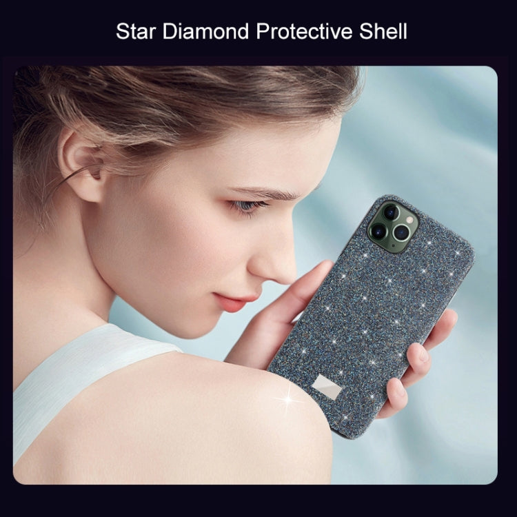Mutural TPU + PC + Estuche protector de tela de diamante, For iPhone 11 Pro, For iPhone 11, For iPhone 11 Pro Max