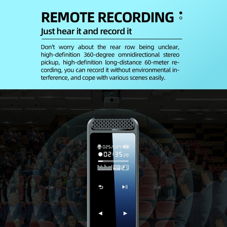 Lápiz de grabación de control de voz Q55 Smart HD con reducción de ruido, No Memory, 4GB, 8GB, 16GB, 32GB