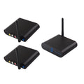 Measy AV530-2 5.8GHz Transmisor inalámbrico de audio / video + 2 receptores, Distancia de transmisión: 300 m,, Black EU Plug, Black AU Plug, Black UK Plug, Silver UK Plug, Silver AU Plug, Silver EU Plug