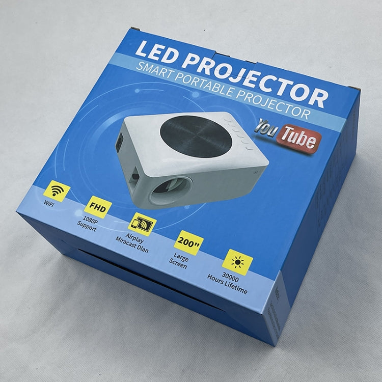 Y2 800x480P 80ANSI Mini LCD LED Proyector inteligente, US Plug, UK Plug, AU Plug, EU Plug