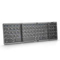 Teclado plegable Bluetooth B089 con numérico, B089(Silver), B089 (Black)