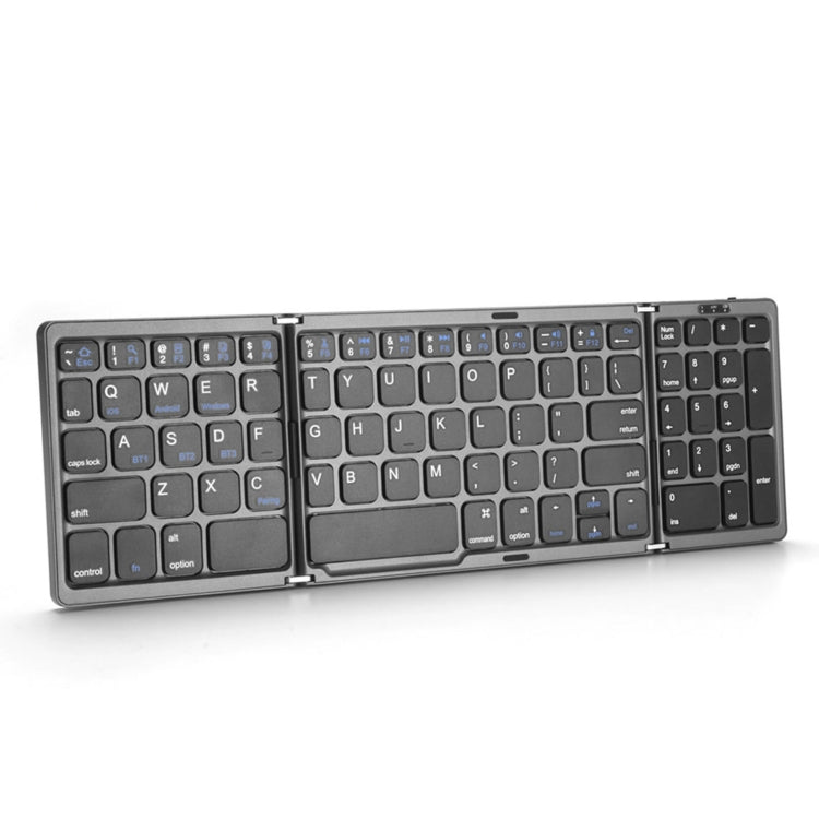 Teclado plegable Bluetooth B089 con numérico, B089(Silver), B089 (Black)