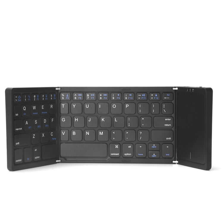 B089T Teclado Bluetooth plegable recargable con panel táctil, B089T(Grey), B089T  (Silver), B089T (Black)
