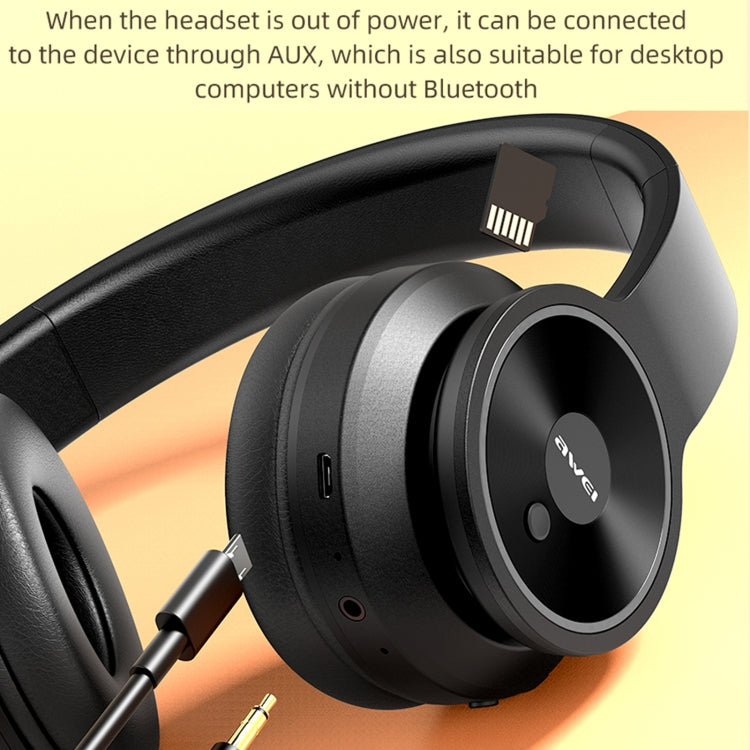 awei A996BL Auricular Bluetooth Inalámbrico Plegable, A996BL
