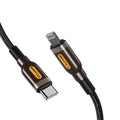 awei CL-125L Tipo-C / USB-C a cable de datos de carga rápida de 8 pines, longitud: 1 m