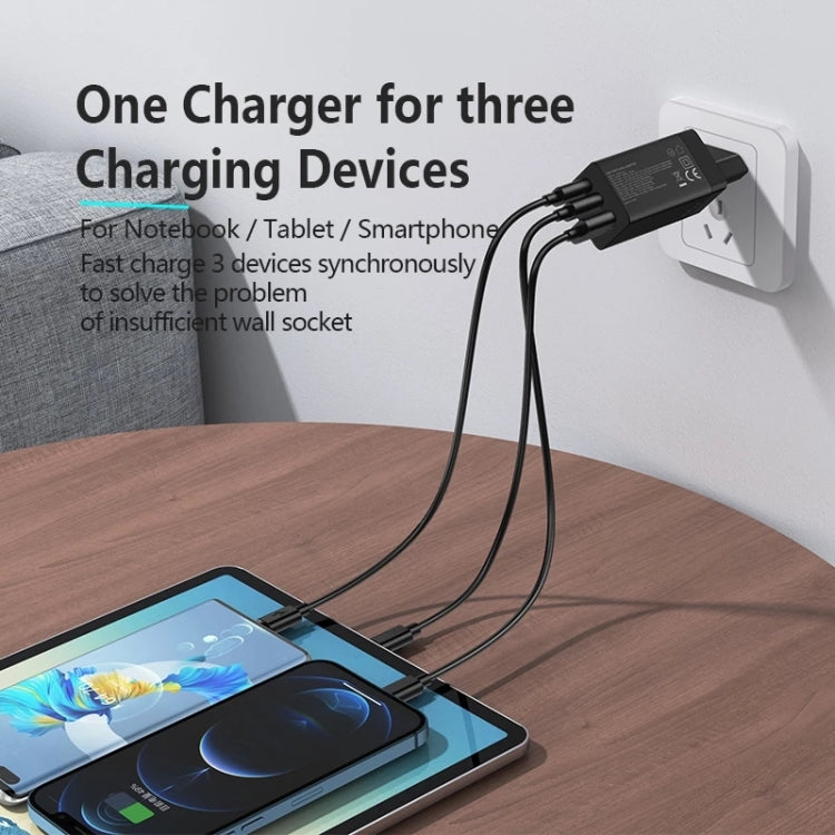 awei PD9 65W GaN Cargador de viaje de carga rápida, enchufe de la UE