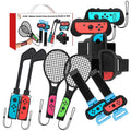 JYS JYS-NS215 Juego de accesorios deportivos somatosensoriales 10 en 1 para Nintendo Switch, JYS 10 In 1