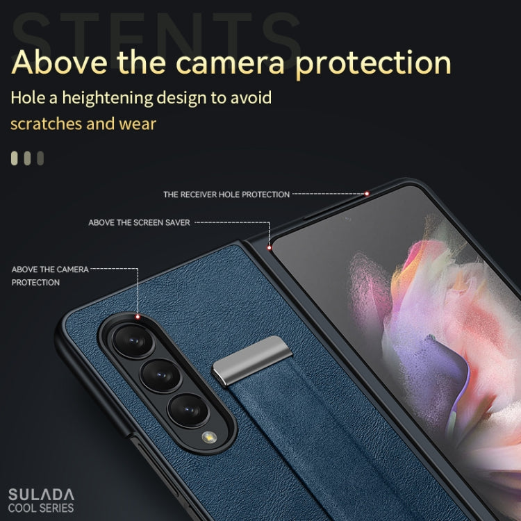 SULADA Cool Series PC + Funda para teléfono a prueba de golpes con textura de cuero, For Samsung Galaxy Z Fold3 5G, For iPhone 12, For iPhone 13, For Samsung Galaxy S22 5G, For Samsung Galaxy Z Fold2, For Samsung Galaxy Z Flip3, For iPhone 12 Pro      ...