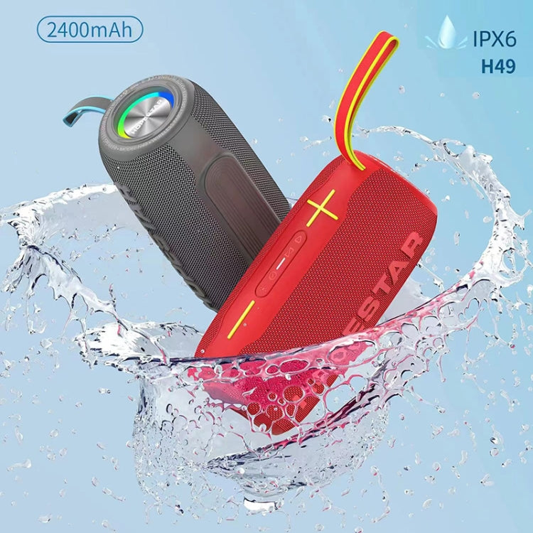 HOPESTAR H49 RGB Light TWS Altavoz Bluetooth inalámbrico a prueba de agua