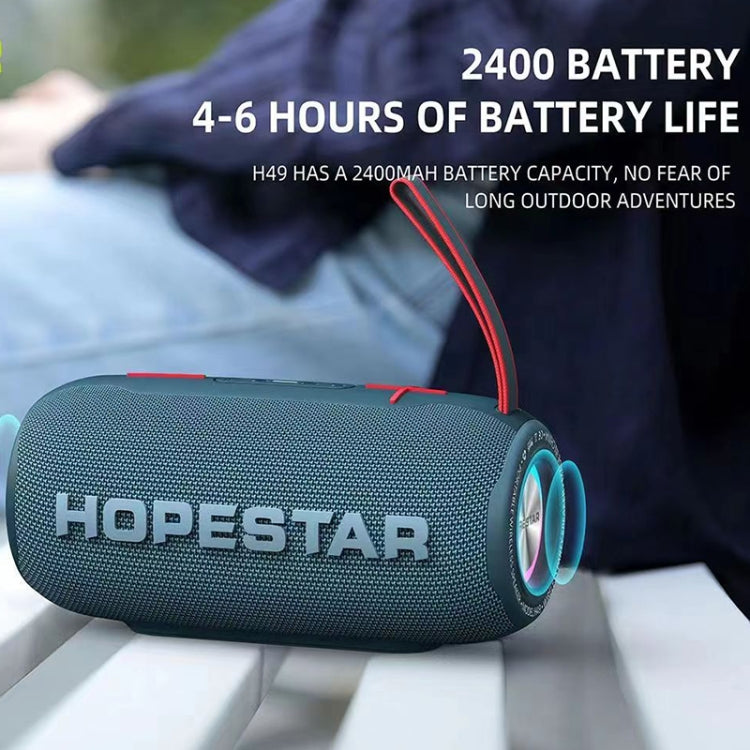 HOPESTAR H49 RGB Light TWS Altavoz Bluetooth inalámbrico a prueba de agua