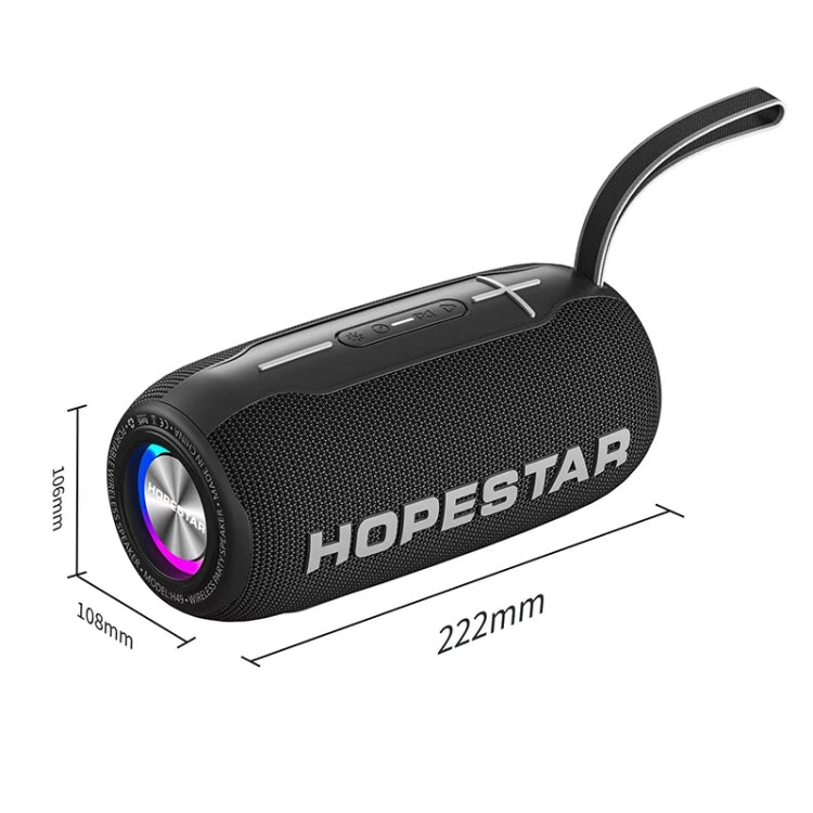 HOPESTAR H49 RGB Light TWS Altavoz Bluetooth inalámbrico a prueba de agua