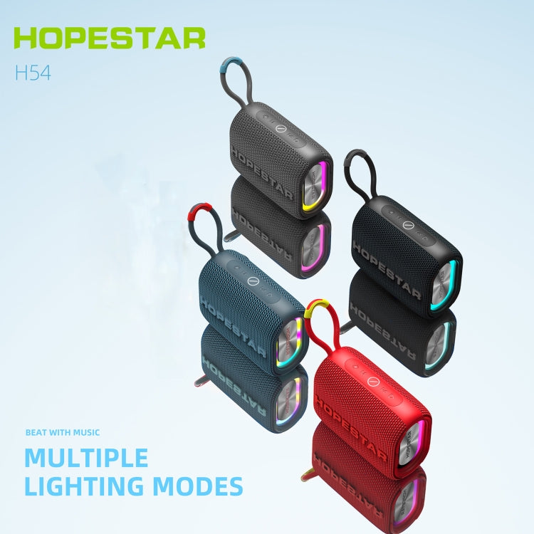 HOPESTAR H54 RGB Light TWS Altavoz Bluetooth inalámbrico a prueba de agua