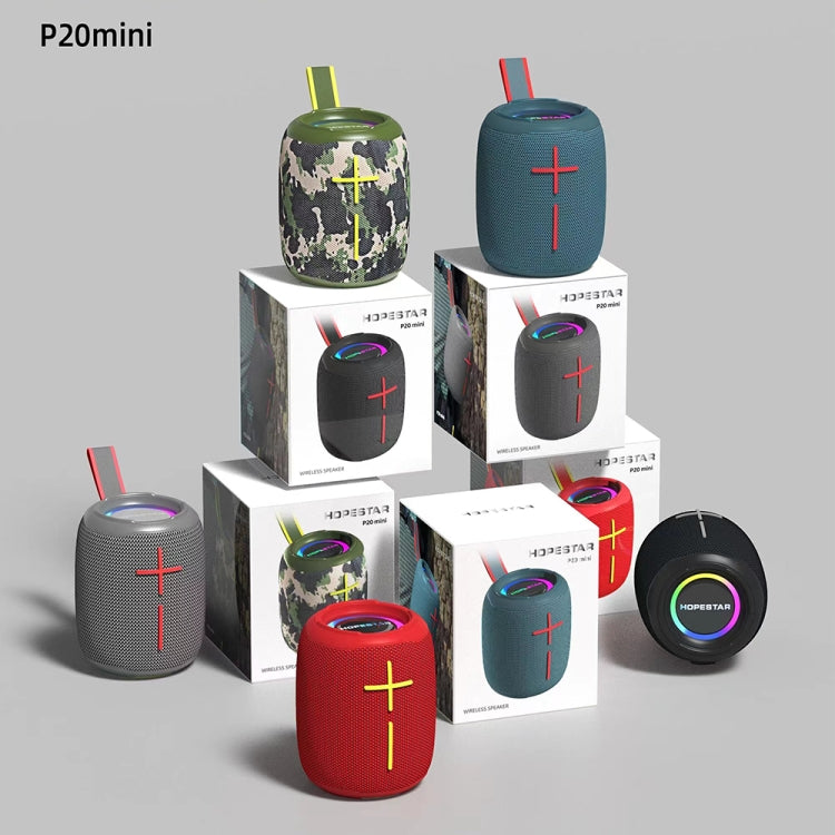 HOPESTAR P20 mini Altavoz Bluetooth inalámbrico a prueba de agua, P20 mini(Black), P20 mini(Red), P20 mini(Grey), P20 mini(Blue)