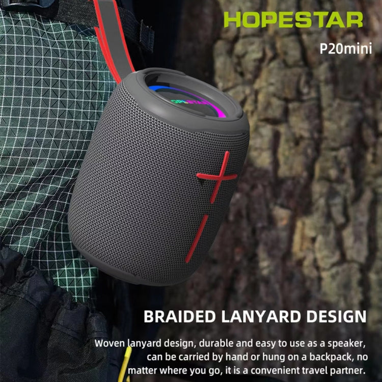 HOPESTAR P20 mini Altavoz Bluetooth inalámbrico a prueba de agua, P20 mini(Black), P20 mini(Red), P20 mini(Grey), P20 mini(Blue)