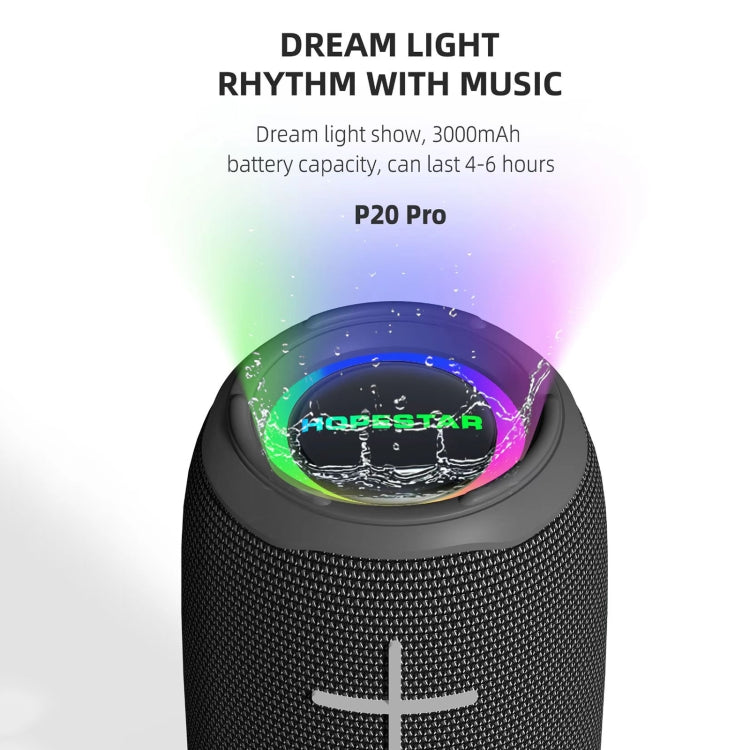 Altavoz Bluetooth inalámbrico impermeable HOPESTAR P20 Pro, P20 Pro(Black), P20 Pro(Red), P20 Pro(Grey), P20 Pro(Blue)