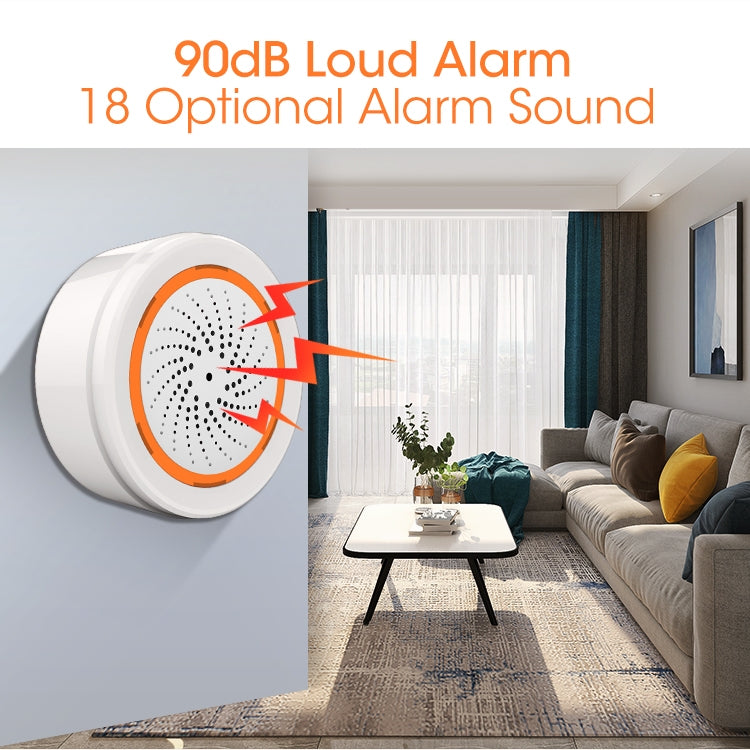 Sensor de alarma de sirena USB NEO NAS-AB02B ZigBee, AB02B