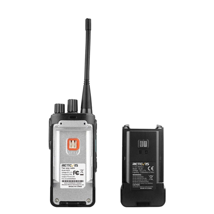 1 par RETEVIS RB29 FRS Radio bidireccional de licencia libre Walkie Talkie, RB29