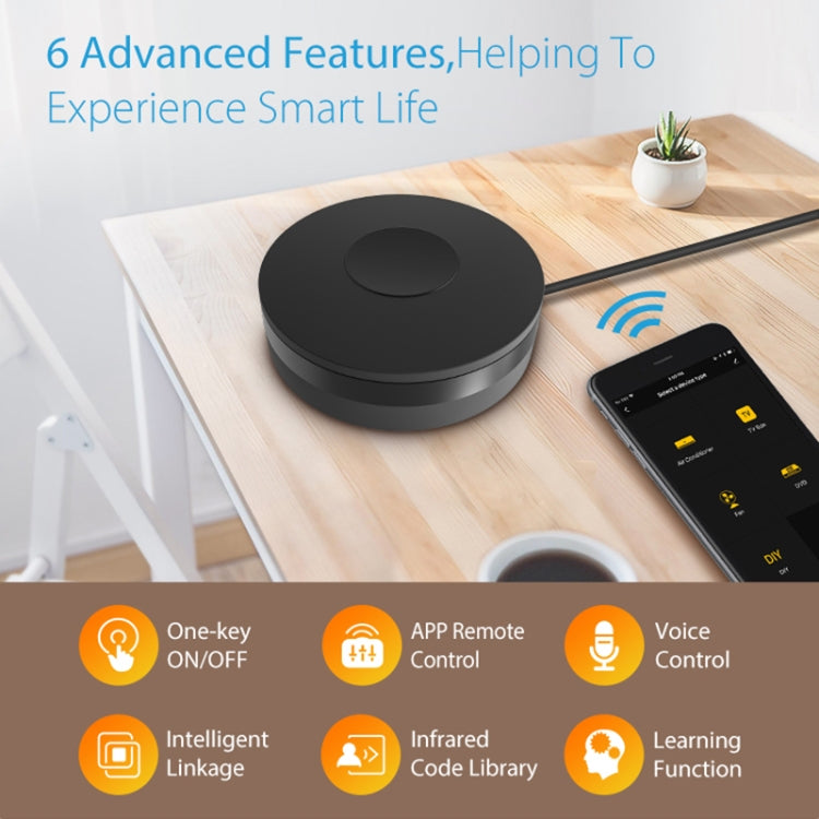 NEO NAS-IR02W WiFi IR Control remoto Soporte Amazon Alexa / Google Home, IR02W