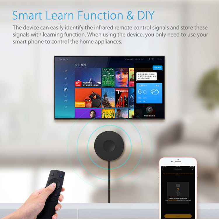 NEO NAS-IR02W WiFi IR Control remoto Soporte Amazon Alexa / Google Home, IR02W