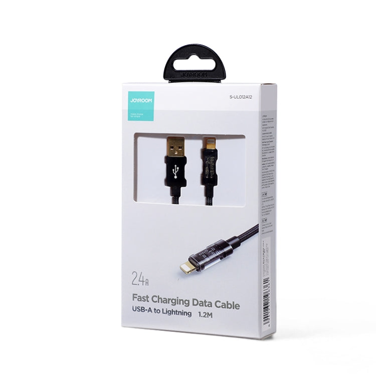 JOYROOM S-UL012A12 USB-A a 8 pines 2.4A Cable de sincronización de datos, 1.2m USB-A to 8 Pin, 2m USB-A to 8 Pin