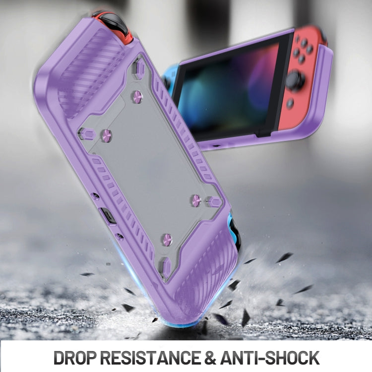 Game Handle Gamepad TPU + PC Estuche protector para Switch OLED