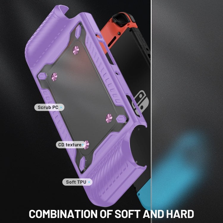 Game Handle Gamepad TPU + PC Estuche protector para Switch OLED