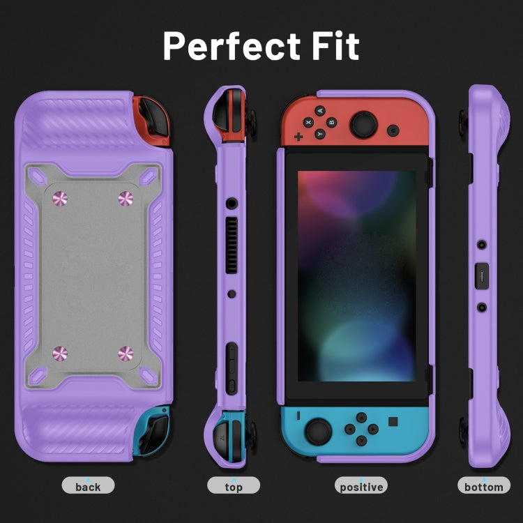Game Handle Gamepad TPU + PC Estuche protector para Switch OLED