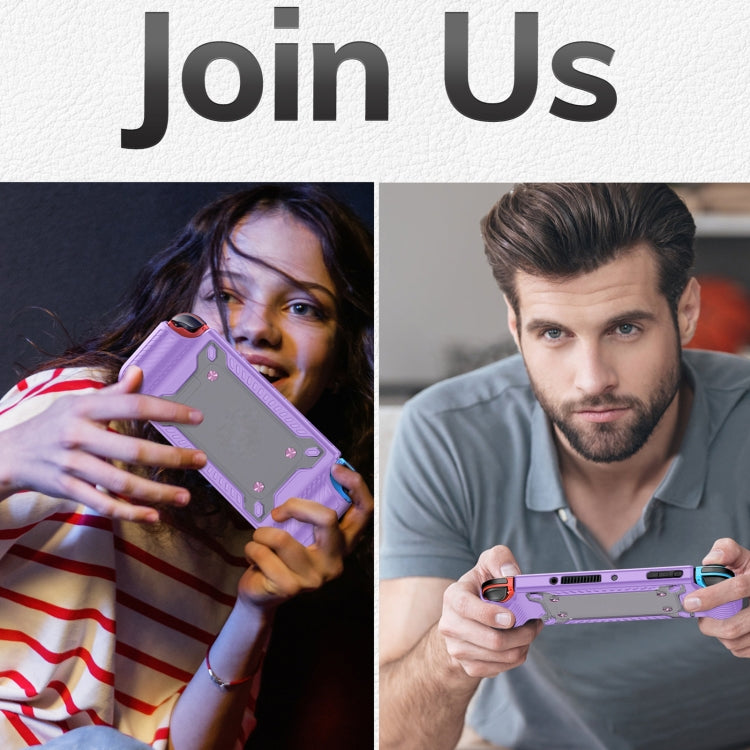 Game Handle Gamepad TPU + PC Estuche protector para Switch OLED