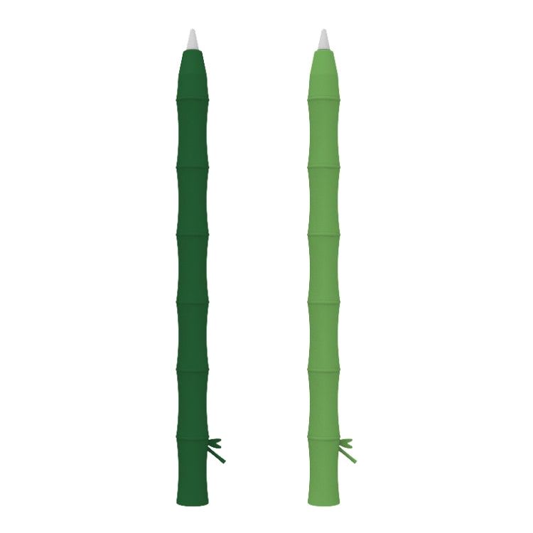 Estuche protector para lápiz óptico de gel de silicona líquida de bambú, For Apple Pencil 1, For Apple Pencil 2