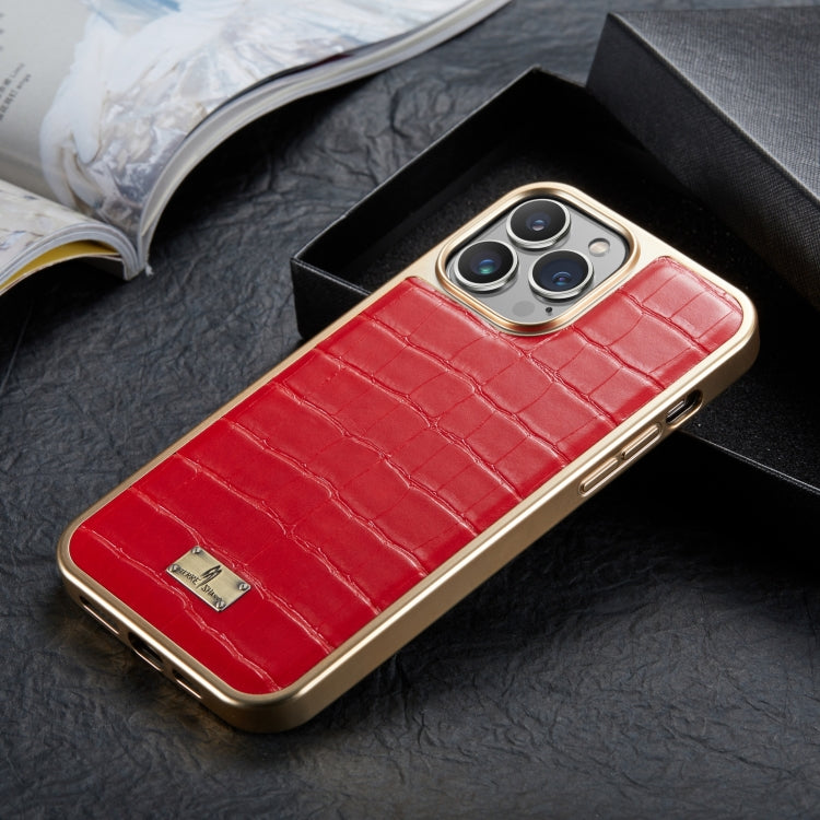 Caja del teléfono de la PU de la galvanoplastia de la textura del cocodrilo, For iPhone 13, For iPhone 13 Pro, For iPhone 13 Pro Max, For iPhone 12 / 12 Pro, For iPhone 12 Pro Max, For iPhone 11, For iPhone 11 Pro, For iPhone 11 Pro Max