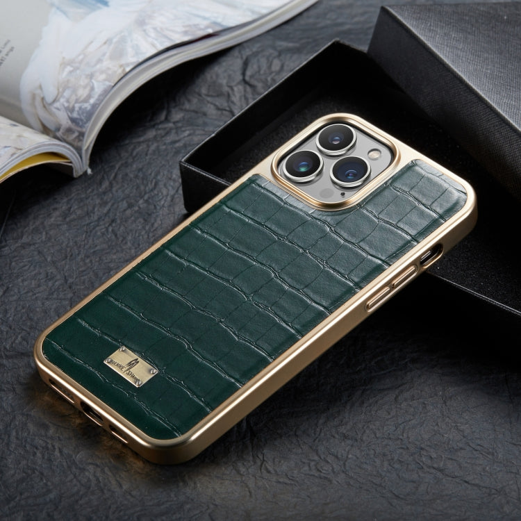 Caja del teléfono de la PU de la galvanoplastia de la textura del cocodrilo, For iPhone 13, For iPhone 13 Pro, For iPhone 13 Pro Max, For iPhone 12 / 12 Pro, For iPhone 12 Pro Max, For iPhone 11, For iPhone 11 Pro, For iPhone 11 Pro Max