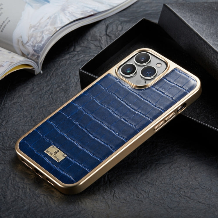 Caja del teléfono de la PU de la galvanoplastia de la textura del cocodrilo, For iPhone 13, For iPhone 13 Pro, For iPhone 13 Pro Max, For iPhone 12 / 12 Pro, For iPhone 12 Pro Max, For iPhone 11, For iPhone 11 Pro, For iPhone 11 Pro Max