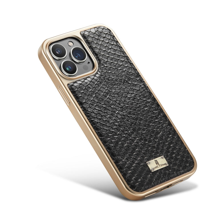 Caja del teléfono de la PU de la galvanoplastia de la textura de la serpiente, For iPhone 13, For iPhone 13 Pro, For iPhone 13 Pro Max, For iPhone 12 / 12 Pro, For iPhone 12 Pro Max, For iPhone 11, For iPhone 11 Pro Max
