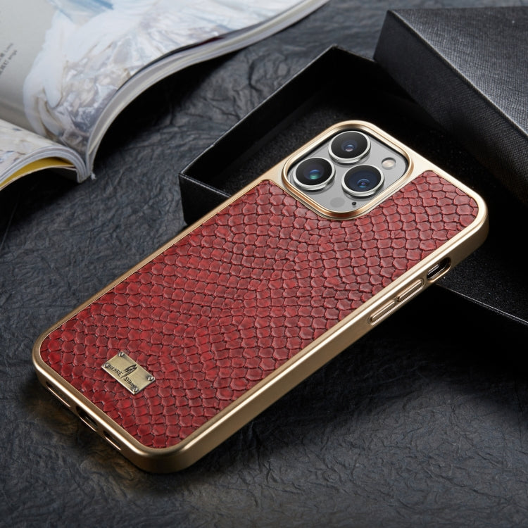Caja del teléfono de la PU de la galvanoplastia de la textura de la serpiente, For iPhone 13, For iPhone 13 Pro, For iPhone 13 Pro Max, For iPhone 12 / 12 Pro, For iPhone 12 Pro Max, For iPhone 11, For iPhone 11 Pro Max