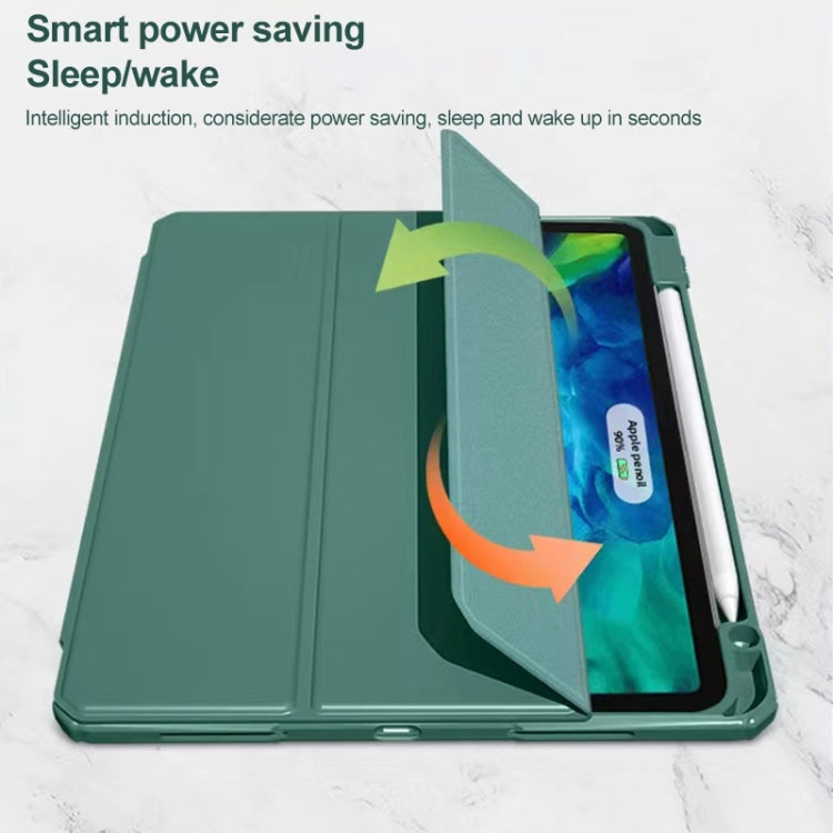 Estuche para tableta de cuero inteligente de la serie Mutural Pinyue, For iPad 9.7 2018 / 2017, For iPad 10.2 2021 / 2020 / 2019
