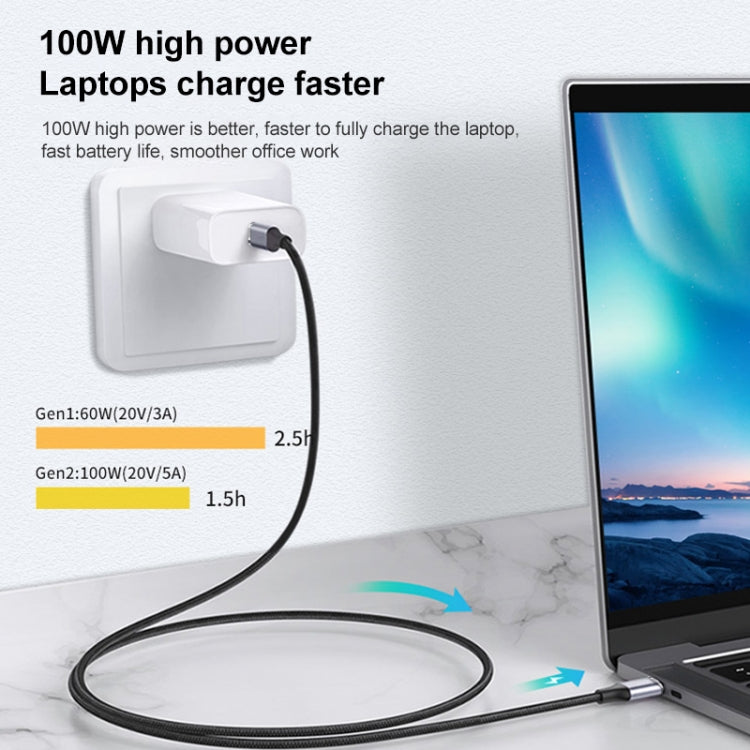 10Gbps USB-C / Tipo-C Cable de extensión de transmisión de datos de carga macho a hembra, 25cm, 50cm, 1m, 2m