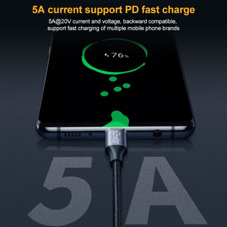 10Gbps USB-C / Tipo-C Cable de extensión de transmisión de datos de carga macho a hembra, 25cm, 50cm, 1m, 2m