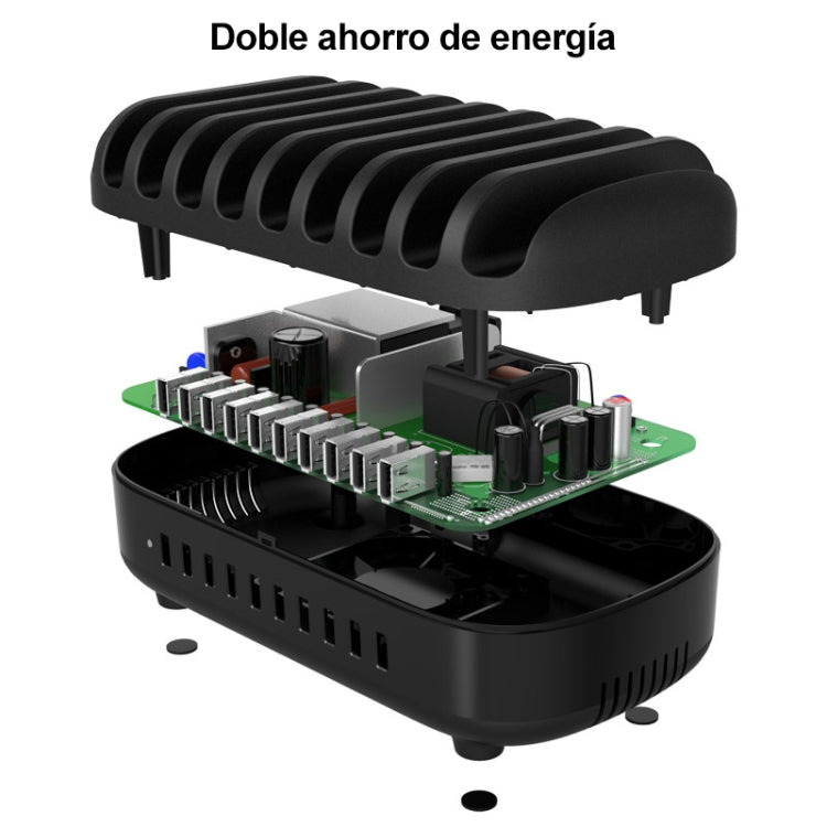 ORICO DUK-10P-DX 120W 5V 2.4A Estación de carga USB de 10 puertos,, AU Plug, EU Plug, US Plug, UK Plug