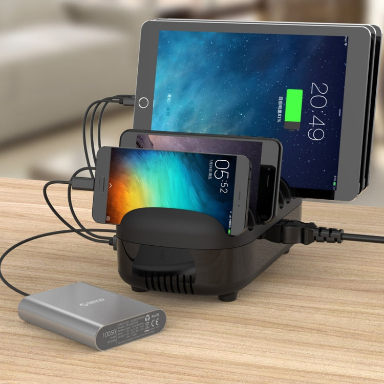 ORICO DUK-10P-DX 120W 5V 2.4A Estación de carga USB de 10 puertos,, AU Plug, EU Plug, US Plug, UK Plug