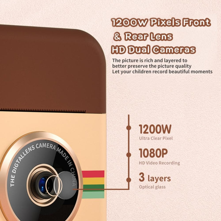 Cámara digital de impresión Polaroid para niños con pantalla IPS HD de 2,4 pulgadas, No Memory Card, 16G, 32G