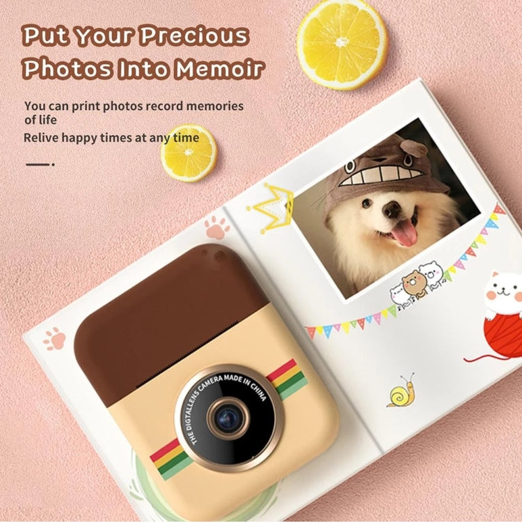 Cámara digital de impresión Polaroid para niños con pantalla IPS HD de 2,4 pulgadas, No Memory Card, 16G, 32G