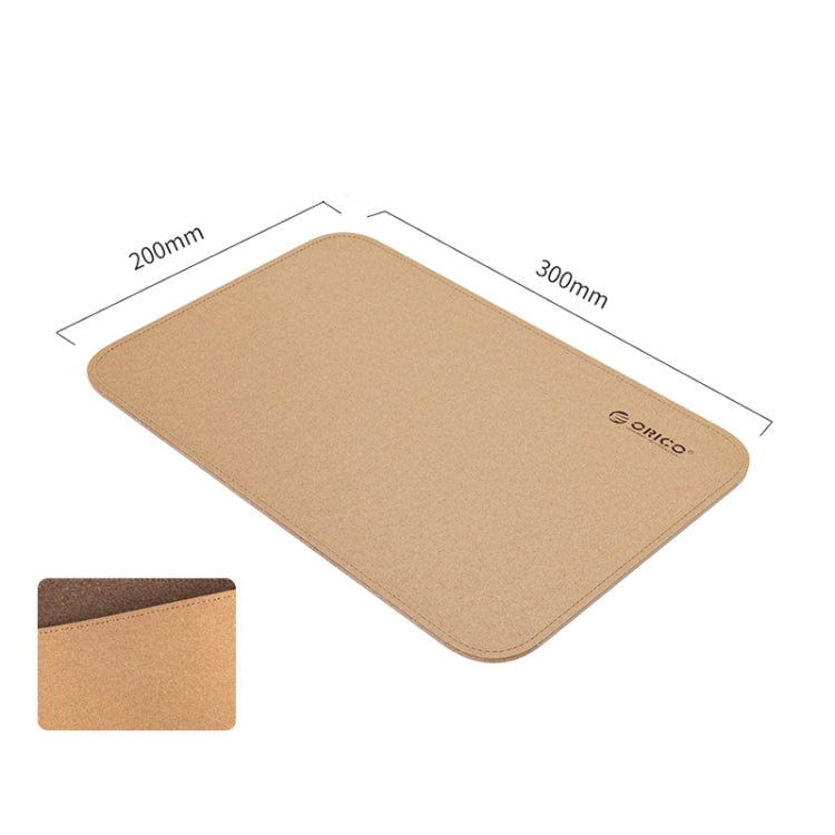 Alfombrilla de ratón de doble cara ORICO, tamaño: 200x300mm, Cork + Coffee, Cork + Pink PU, Cork + Grey PU