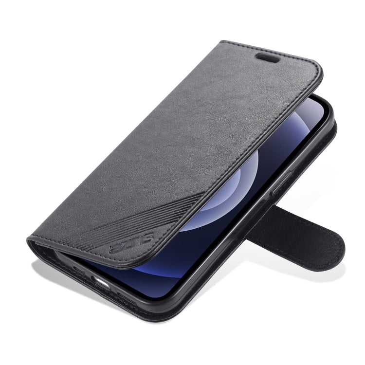 AZNS Estuche de cuero con tapa horizontal con textura de piel de oveja, For iPhone 14, For iPhone 14 Plus, For iPhone 14 Pro, For iPhone 14 Pro Max