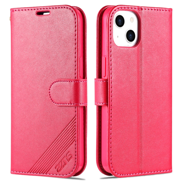 AZNS Estuche de cuero con tapa horizontal con textura de piel de oveja, For iPhone 14, For iPhone 14 Plus, For iPhone 14 Pro, For iPhone 14 Pro Max