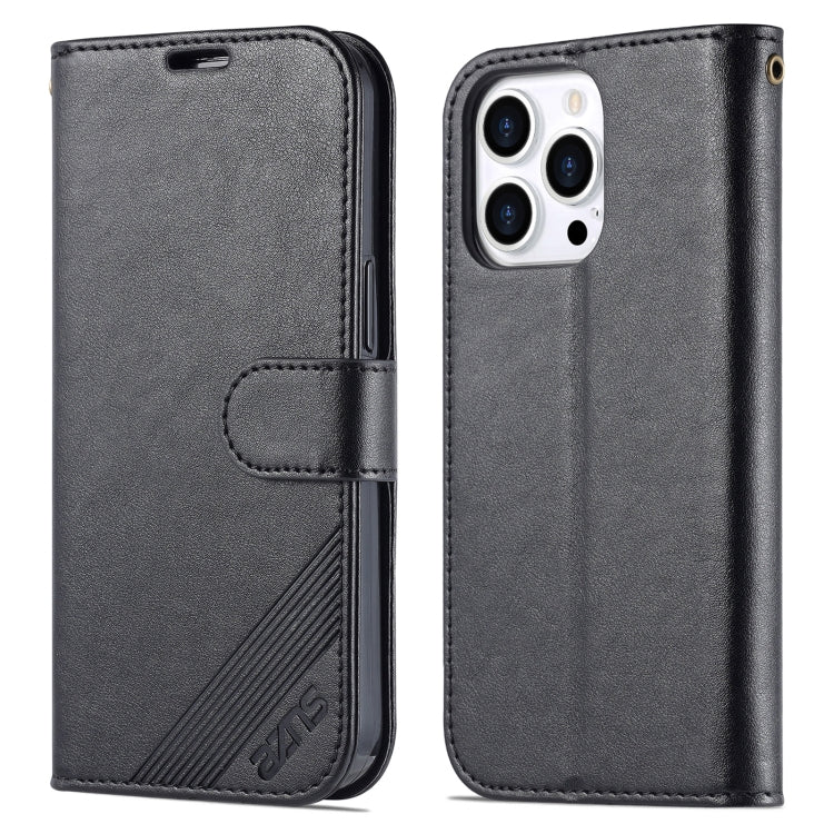 AZNS Estuche de cuero con tapa horizontal con textura de piel de oveja, For iPhone 14, For iPhone 14 Plus, For iPhone 14 Pro, For iPhone 14 Pro Max